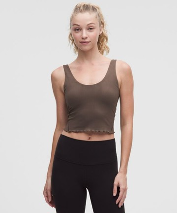 Align™ Lettuce-Hem Tank Top Light Support, B/C Cup Size 0