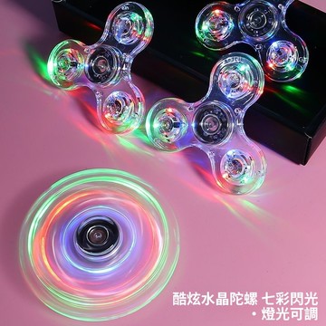🚀隔日達出 優選直營❤️手指陀螺發光指尖陀螺男孩炫酷減壓兒童玩具地攤夜市爆款發光玩具