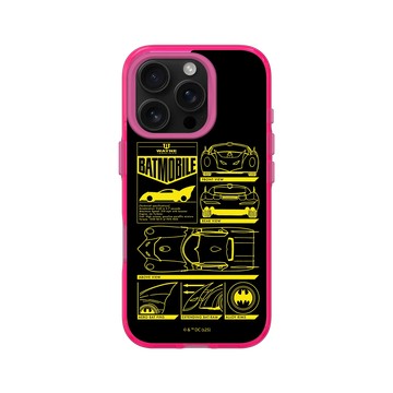 iPhone 16 Pro Clear 粉漾桃 - Batman 蝙蝠俠 - 蝙蝠車