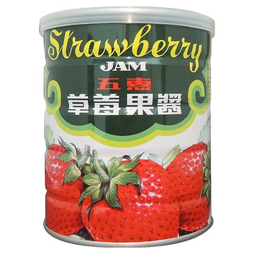 五惠 草莓果醬 早餐吐司/麵包抹醬  900g  1罐