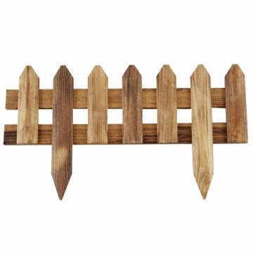 尖頭插地圍籬-燻木色