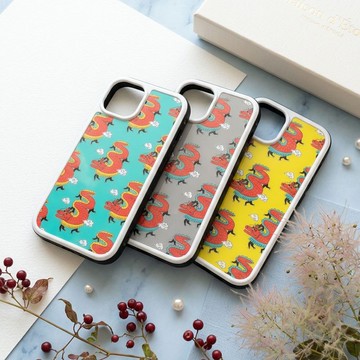 【強化玻璃 iPhone 手機殼】龍躍