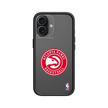 iPhone 17 Mod NX -邊框背蓋組合 (相機按鈕) 黑 - NBA - Logo-亞特蘭大老鷹 Atlanta Hawks