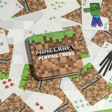 台灣出貨 新款我的世界遊戲周邊撲克牌Minecraft兒童桌遊卡片撲克牌玩具