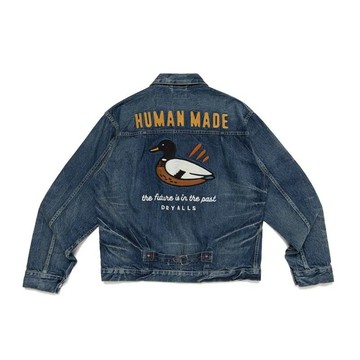 AirRoom 正品現貨  2025AW HUMAN MADE 背後 刺繡 鴨子 丹寧 牛仔 外套 HM30JK002