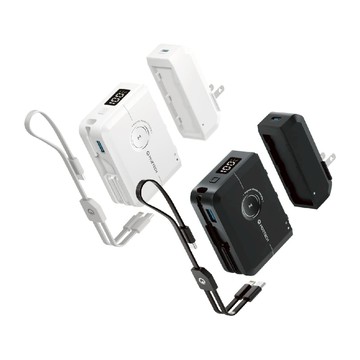 MOZTECH墨子科技 MOA09 萬能充MAX 多功能行動電源(星辰白/星沉灰)【真便宜】