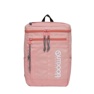 【OUTDOOR】風格前線-方型後背包S-粉紅色 OD233124PK