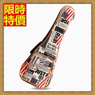 烏克麗麗包ukulele琴包配件-23吋加厚迷彩報紙帆布手提背包保護袋琴袋琴套69y13【獨家進口】【米蘭精品】