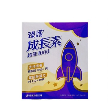 新安琪兒 臻護成長素 超能1000 香蕉奶昔口味26gX10入/盒