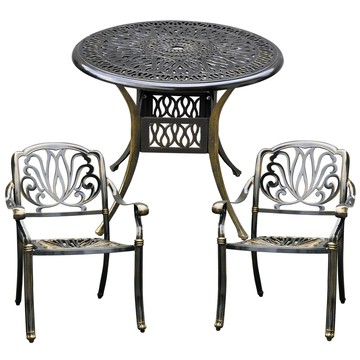 LOGIS-萬象藤鋁合金鑄鋁庭園1桌4椅  (AUT-4)1桌4椅