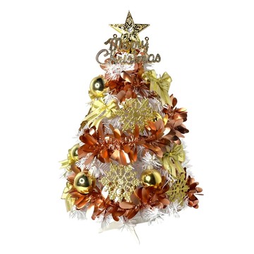 摩達客 耶誕特仕幸福型裝飾聖誕樹 5尺(150cm)  綠色 + 綺紅金雪系