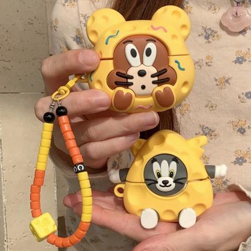 搞怪可愛卡貓通適用蘋果airpods新三代藍牙無線耳機殼1/2代創意保護套airpodspro二代新款4代硅膠情侶全包