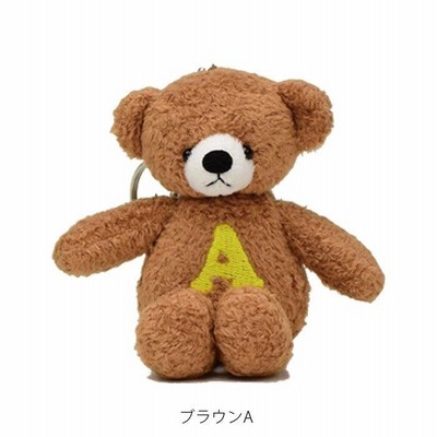 AMUFUN ぬいぐるみ ペーパークラフトリボン クマ イニシャル マスコット seek2_tac21009