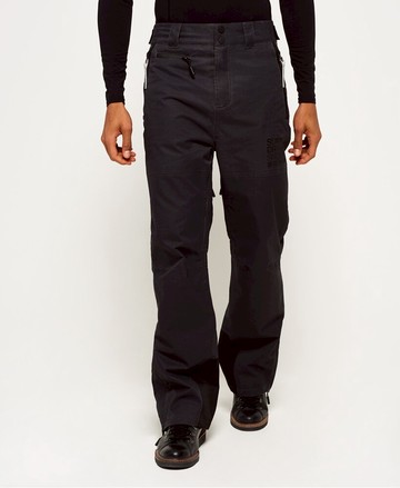 跩狗嚴選 極度乾燥 Superdry Snow 滑雪褲 雪褲 防風防水 防寒 長褲  雪地 復古黑 買比租更划算