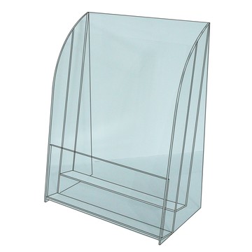 徠福 Life  A4 壓克力型錄架/DM架(NO.1215)規格:22*7*29.5cm