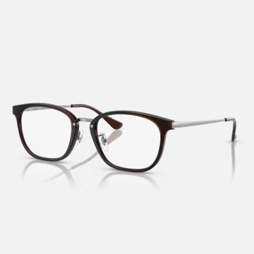 【RayBan 雷朋】圓形金屬光學眼鏡(RX7247D-2000 51mm)