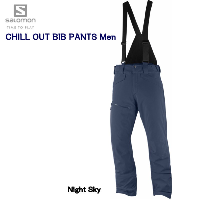 サロモン 2019 SALOMON CHILLOUT BIB PANT Mens Night Sky L40410100 メンズ スキーウェア  ビブパンツ 通販 LINEポイント最大0.5%GET | LINEショッピング