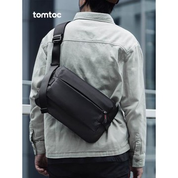 tomtoc斜挎包男男士單肩包胸包男包適用于iPad Pro 11英寸T21M1