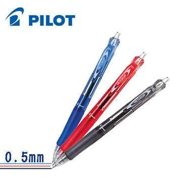 PILOT 全新開發特殊墨水  0.5mm 輕油性舒寫筆-2盒/20支(黑)BAB-15EF