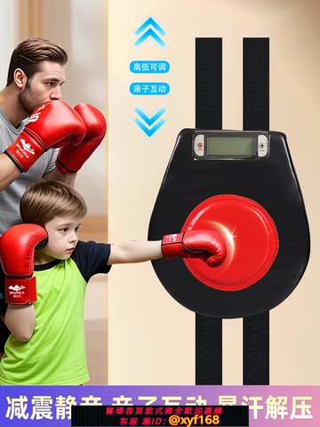 {可打統編 保固一年}拳擊測力器拳力測試機成人兒童訓練器材力量速度計數顯示智能墻靶