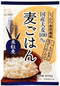 豊橋糧食工業 麦ごはん 米粒麦800g ×6個