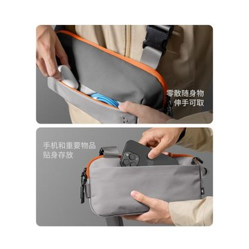 tomtoc胸包單肩包Switch2收納大容量挎包腰包男士單肩斜挎包T21S1