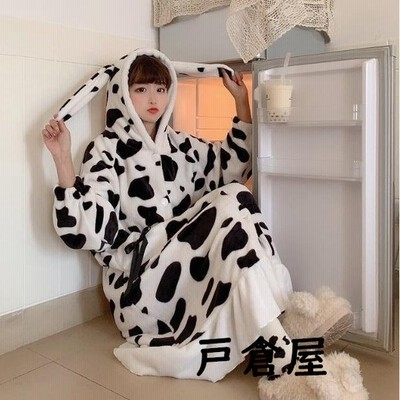 ルームウェア ワンピース パジャマ 着ぐるみ 大人用 もこもこ パジャマ レディース 着ぐるみ パジャマ 大人用 乳牛 お祭り イベント 屋着に 可愛い 通販 Lineポイント最大get Lineショッピング