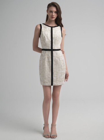 Coco小香風刺繡織紋洋裝