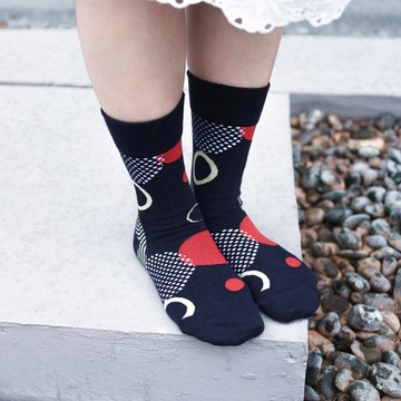 sokker®｜闇黑星宇4分之3襪