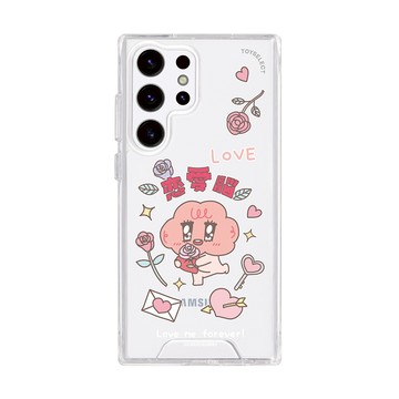 【插畫家聯名】啾啾妹我是戀愛腦防摔透明SAMSUNG手機殼