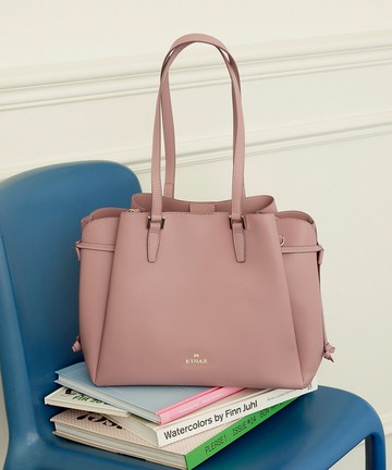 花苞多袋束繩變型大容量肩背斜背托特包-玫瑰酥粉-開心果脆片系列(BZ96498-08)