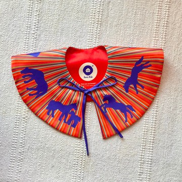 新年限定 煙花小馬-竹綻萬象新 原創 兒童 裝飾假領