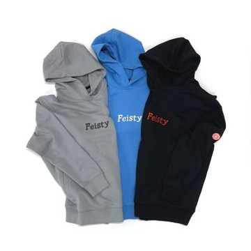 FEISTY 24FW LOGO HOODIE 24電繡帽踢 長袖 黑色 藍色 灰色 FS-US24-27 28 29