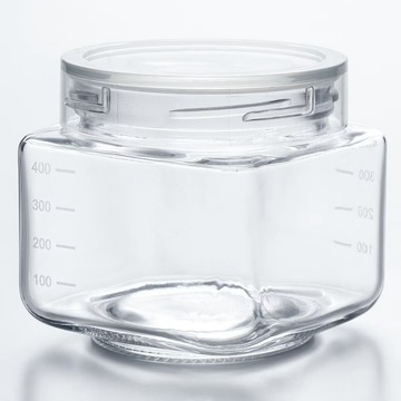 NITORI 透明上蓋玻璃罐 500ML