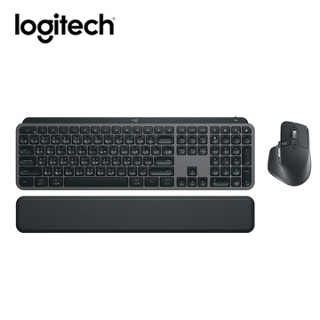 羅技 MX KEYS COMBO 無線鍵盤滑鼠組 B2B - 石墨黑