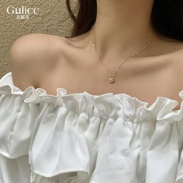【Gulicc】古莉可 韓國 小巧 愛心 項鍊(飾品 頸鍊 項鍊 鎖骨練 吊墜 首飾 情人節 母親節 七夕 生日禮物)