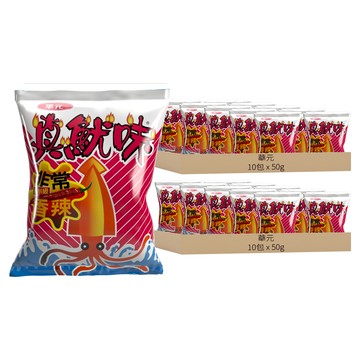 華元 真魷味 非常香辣口味  50g  20包