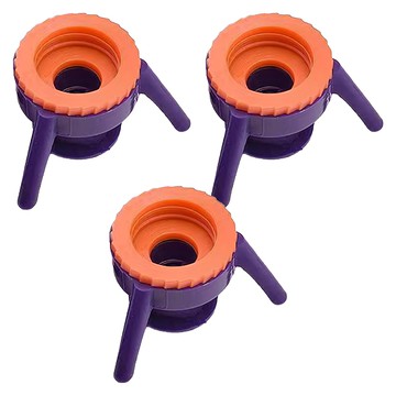 葉子小舖 倒立式瓶蓋架3入組  顏色隨機  1組