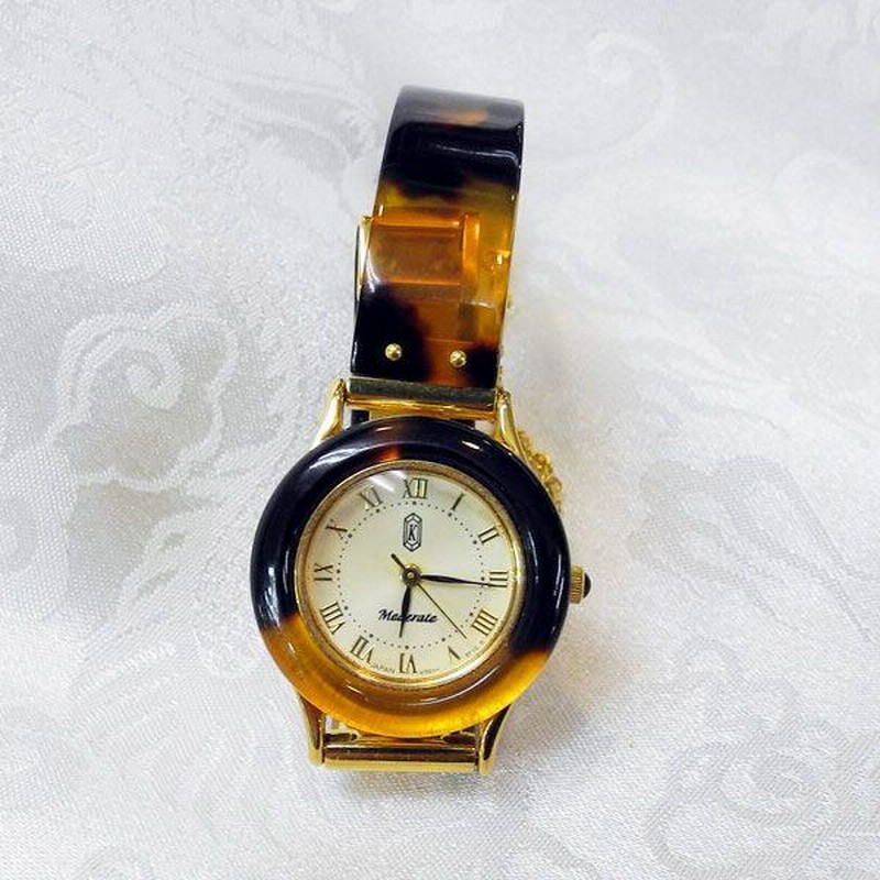 べっ甲 高級品 時計 丸型 長寿 縁起物 | LINEブランドカタログ 