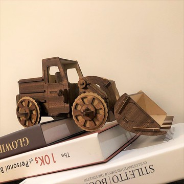 【手作DIY】推土機筆筒(中小朋友玩具) 手作DIY 禮物