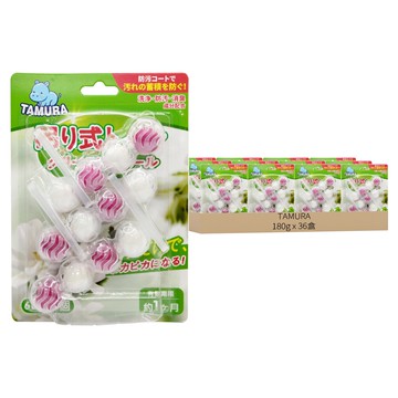 TAMURA 日本 馬桶清潔球 小蒼蘭  180g  36盒