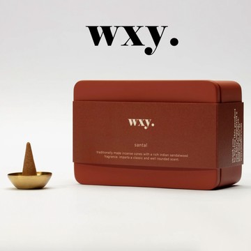 WXY 天然塔香（老山檀香）居家室內空間沈香香錐 香氛香塔 精油香薰薰香塔 擴香蠟燭 薰香香味錐香芳香 熏香香芬臥香禮盒