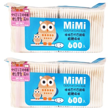 MiMi 咪咪 粗軸棉棒 600支  2包