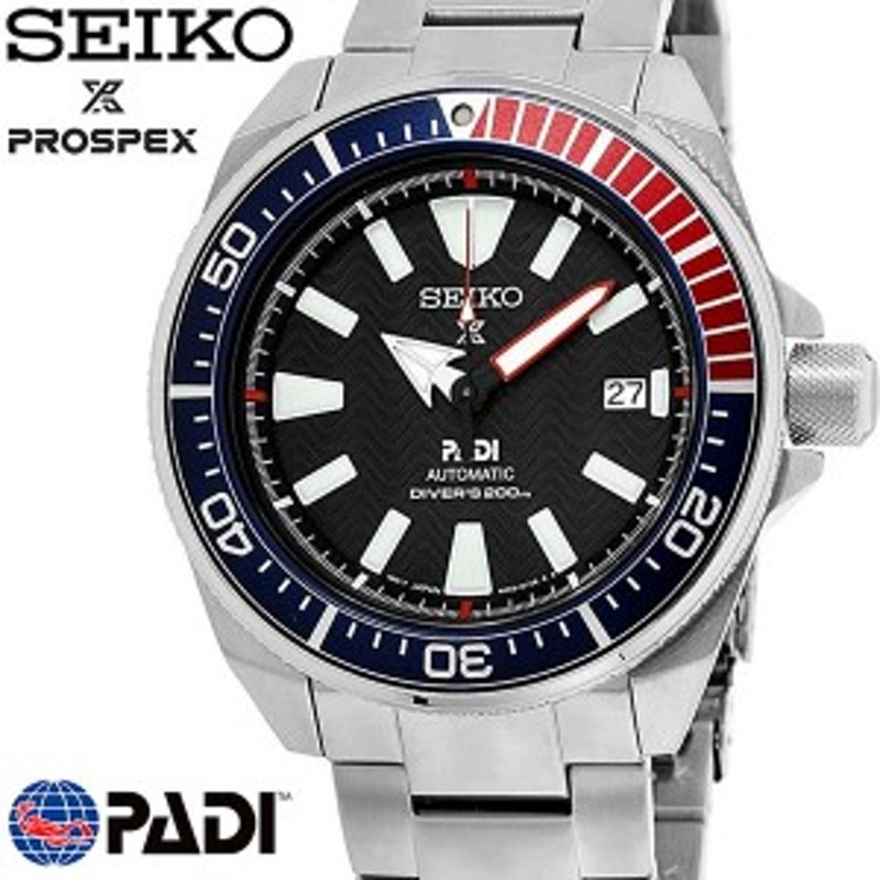 SEIKO セイコー プロスペックス PROSPEX PADI パディコラボ サムライ 自動巻 メンズ 腕時計 200m防水 ダイバーズウォッチ  SRPB99K1 | LINEブランドカタログ