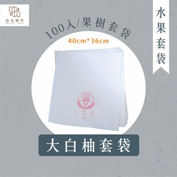 【拈花微笑】大白柚套袋｜100入｜果樹套袋｜水果套袋｜瓜網袋｜防止果蠅｜防止鳥類啄食｜防病蟲