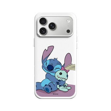 iPhone 17 Pro Max SolidX 白 - 迪士尼-史迪奇 Disney Stitch - 史迪奇 - 史迪奇與Scrump