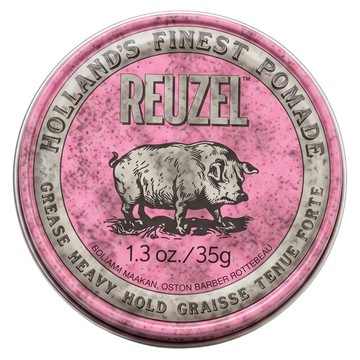 REUZEL 粉紅豬超強髮油 Pink Pomade Grease  35g  1罐