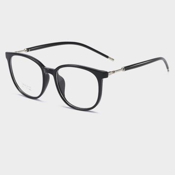 時尚TR90眼鏡潮流歐美跨境插芯眼鏡框架黑框平光鏡 可配近視