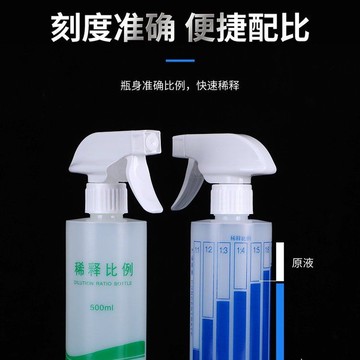 500ml家用洗潔精泡沫噴瓶專用噴霧稀釋廚房清潔分裝噴瓶酒精消毒