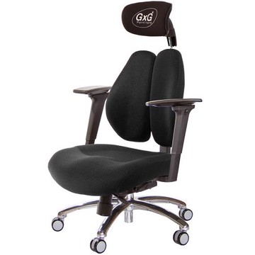 GXG 雙軸枕 DUO KING 工學椅(鋁腳/3D手遊休閒扶手)  TW-3606 LUA9M